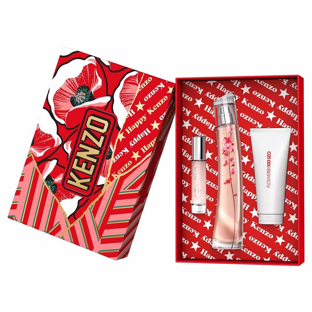 FLOWER BY KENZO IKEBANA EDP 75ML + EDP 10ML + BODY MILK 75ML