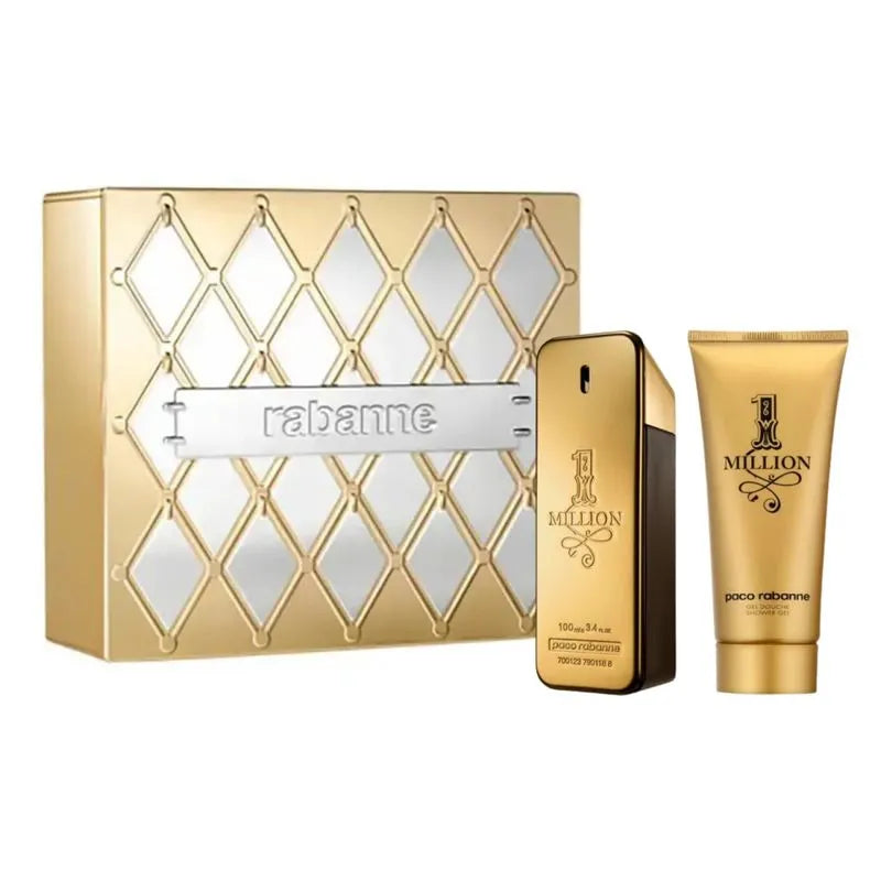 Kit Perfume Masculino 1 Million de Rabanne EDT 100ml + Shower Gel 100ml