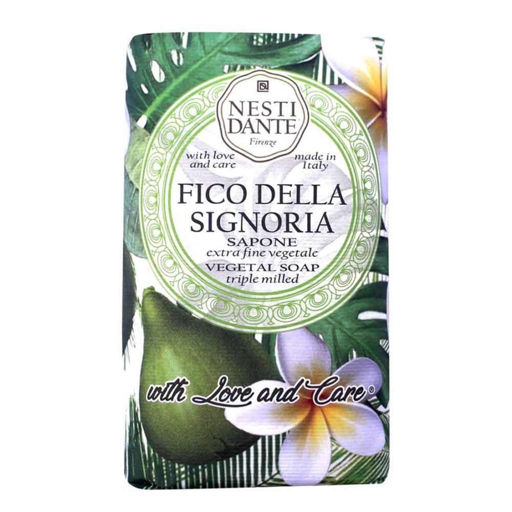 Nesti Dante Sabonete Barra With Love And Care Figo e Frangipani