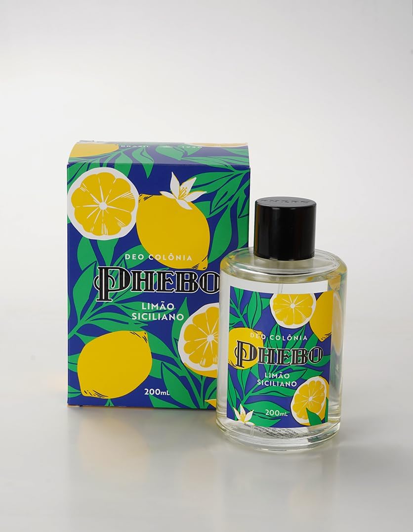 PHEBO - Deo Colônia Limão Siciliano 200ml