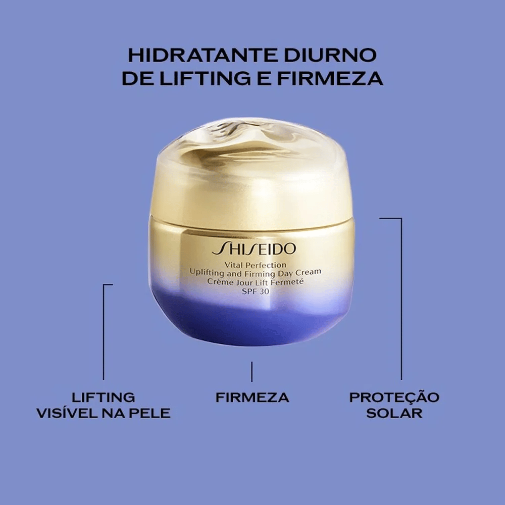 Shiseido Creme Hidratante Vital Perfection Uplifting and Firming Day Cream FPS 30