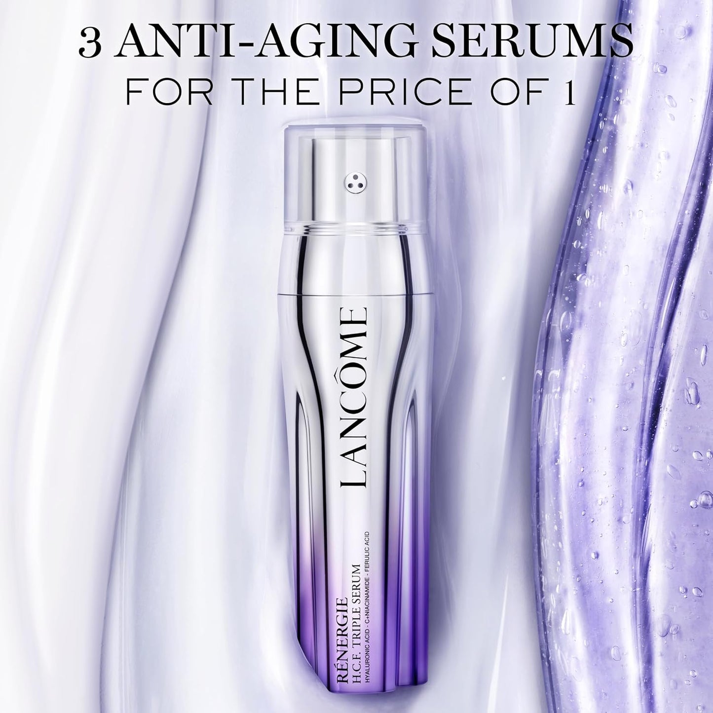 Lancôme, Renérgie, Sérum Rejuvenescedor, Sérum Anti-Idade, Rénergie HCF Triple Serum, 50ml