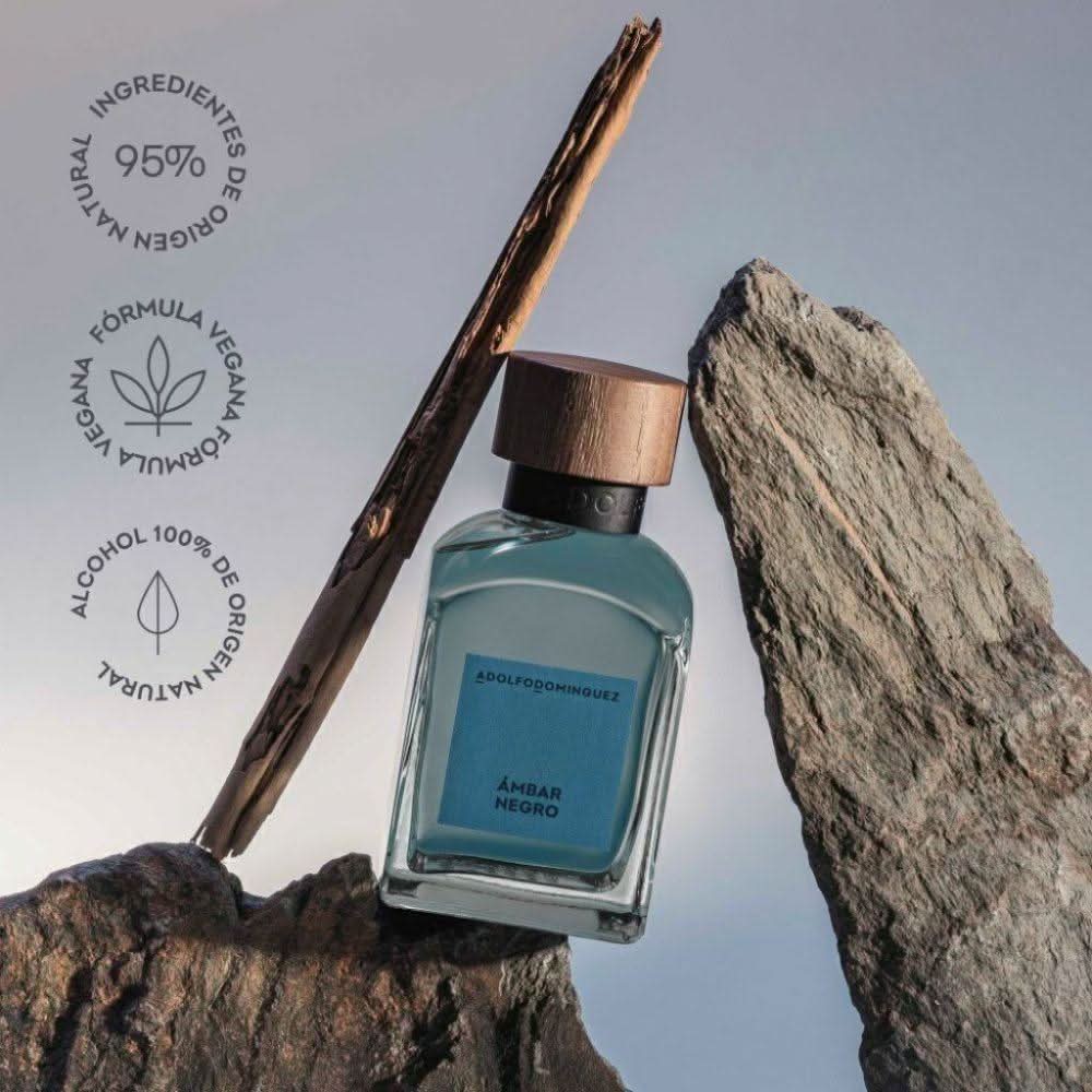 Adolfo Dominguez Ámbar Negro Eau de Parfum Masculino