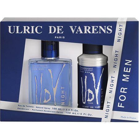 Kit Ulric de Varens UDV Night Masculino - Eau de Toilette 100ml + Desodorante 200ml Kits-perfume