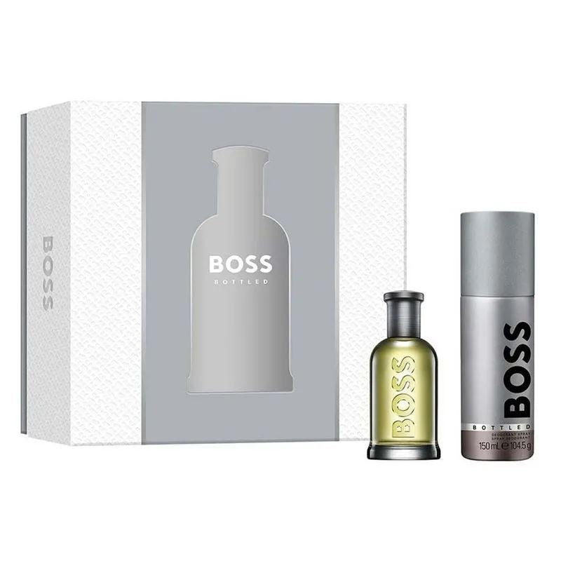 BOSS BOTTLED EDT 50ML + DEO SPRAY 150ML