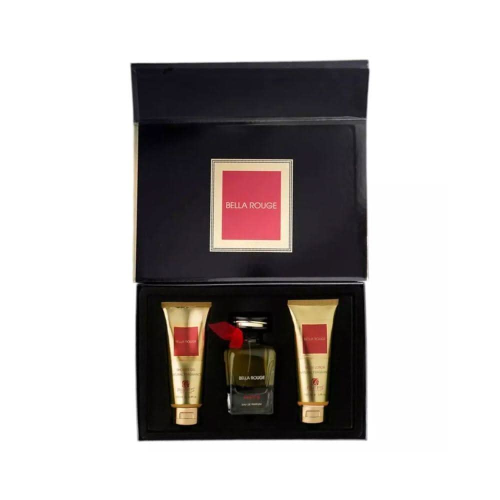 Riiffs Kit Bella Rouge Eau de Parfum Feminino + Shower Gel + Body Lotion