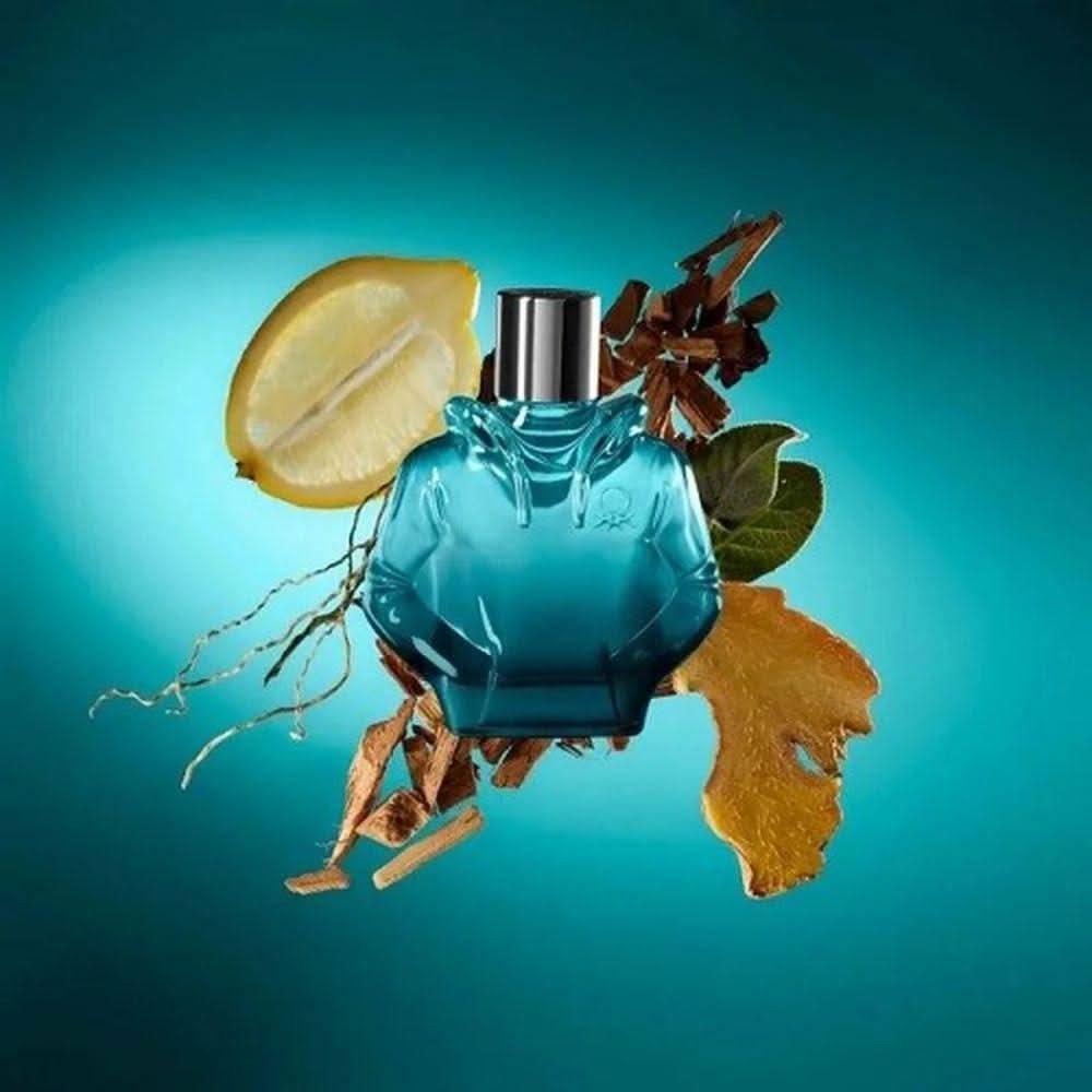 Benetton Kit Tribe Cool Eau de Toilette Masculino + Desodorante