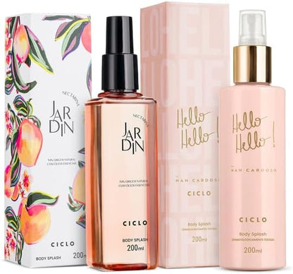 Kit Body Splash Hello Hello + Jardin Nectarina