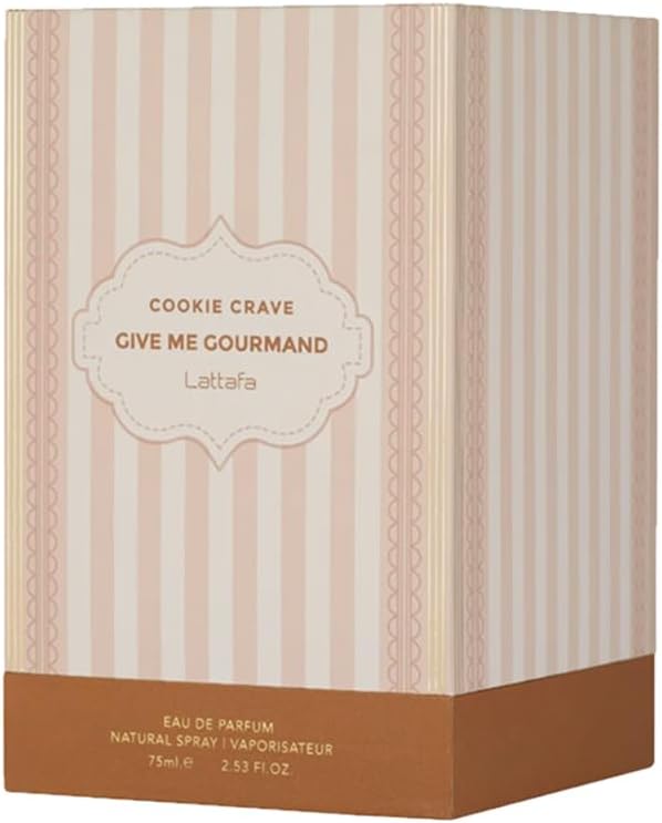 IMPORTADO PERFUME ARABE LATTAFA GOURMAND COOKIE CRAVE EDP FEM 75ML