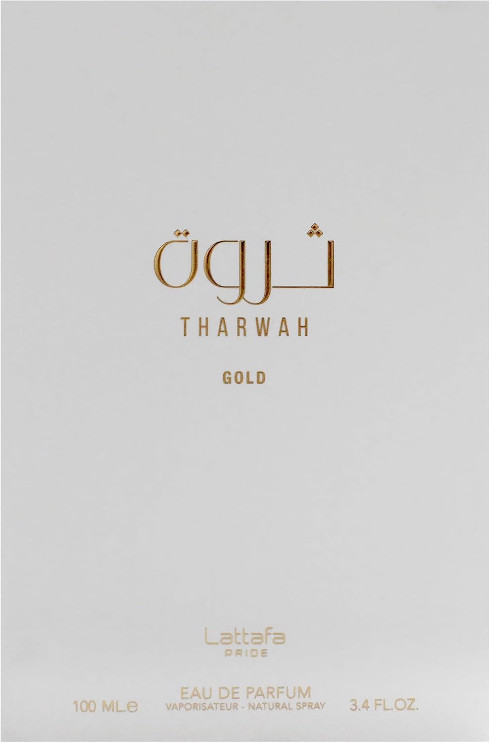 Lattafa Tharwah Gold Eau de Parfum 100ml