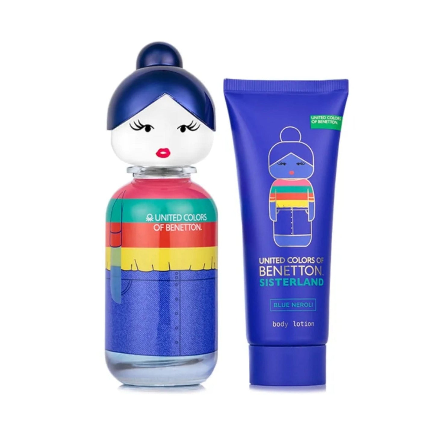 Benetton Coffret Sisterland Blue Neroli Perfume Feminino EDT + Creme Corporal KIt