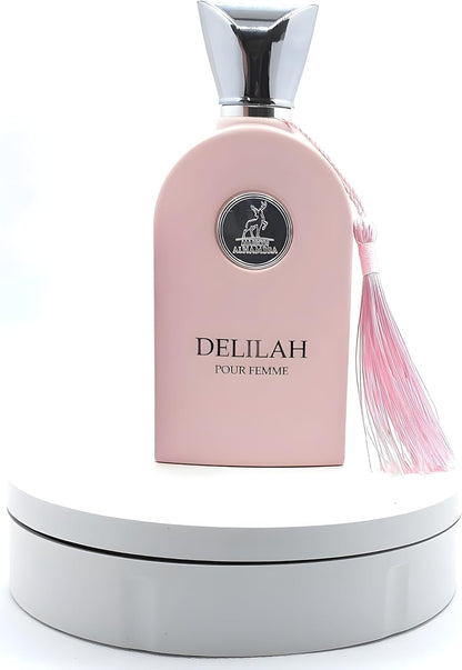 Lattafa Maison Alhambra Delilah Pour Femme Eau de Parfum Spray para mulheres, 100 ml