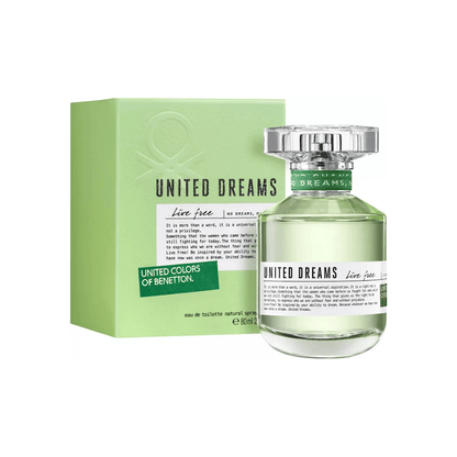 Benetton United Dreams Live Free Eau de Toilette Feminino