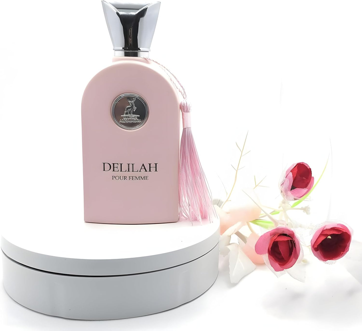 Lattafa Maison Alhambra Delilah Pour Femme Eau de Parfum Spray para mulheres, 100 ml