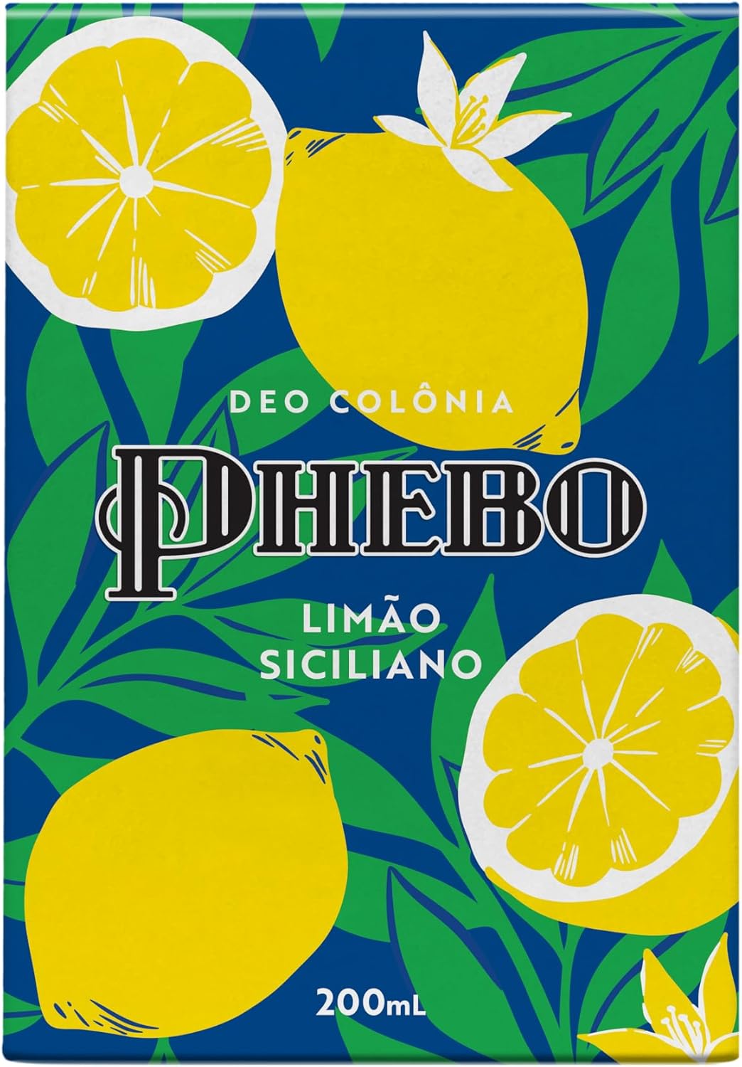 PHEBO - Deo Colônia Limão Siciliano 200ml