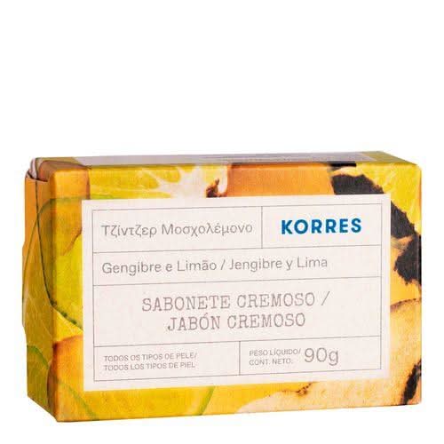 Korres Sabonete em Barra Gengibre e Limao