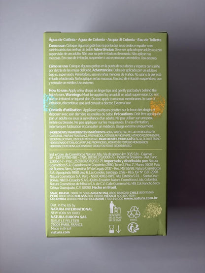 Mamãe e Bebê Água de Colônia Tradional 100 ml