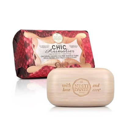 Nesti Dante Sabonete Barra Chic Animalier Red Pyton