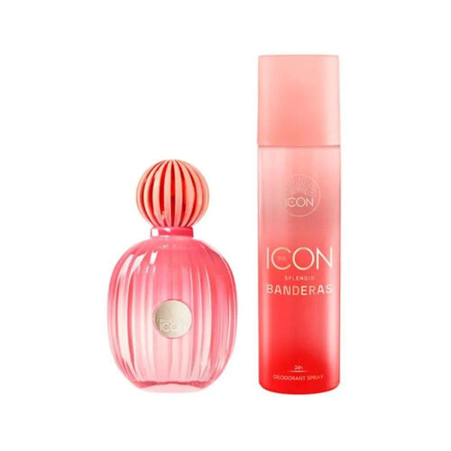 Coffret Antonio Banderas Kit The Icon Splendid Eau de Parfum Feminino + Desodorante