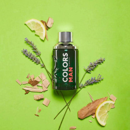 Benetton Kit Colors Green Eau de Toilette Masculino + After Shave