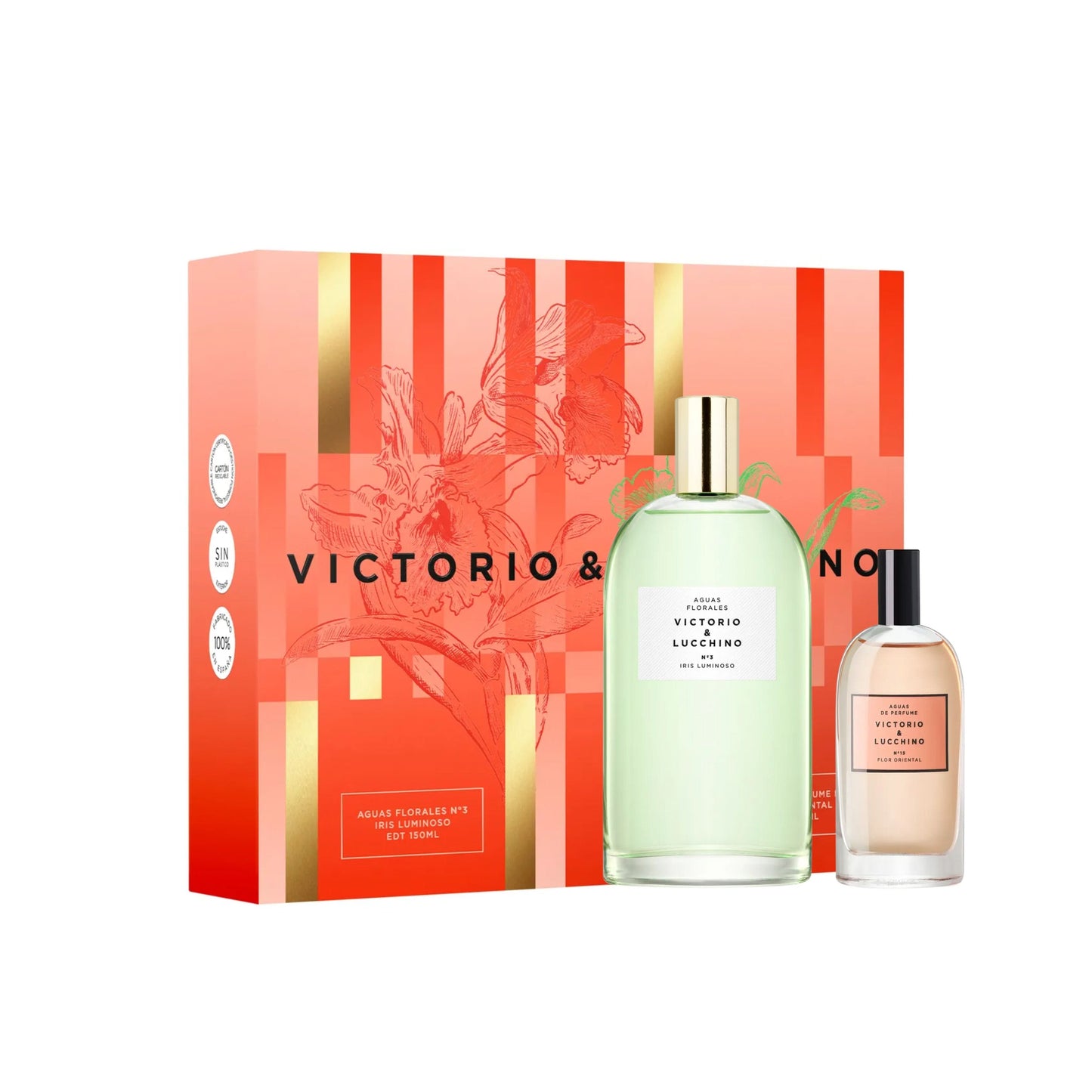 Coffret Veleiro Iris Luminoso Floririental Kit Desodorante Colônia