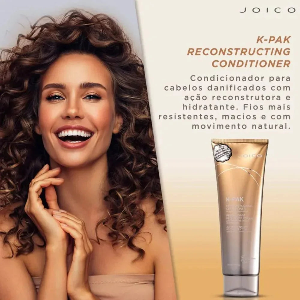 Joico Kit Sh Kpak Repair Damage 300ml + Cond 250ml Com Nota