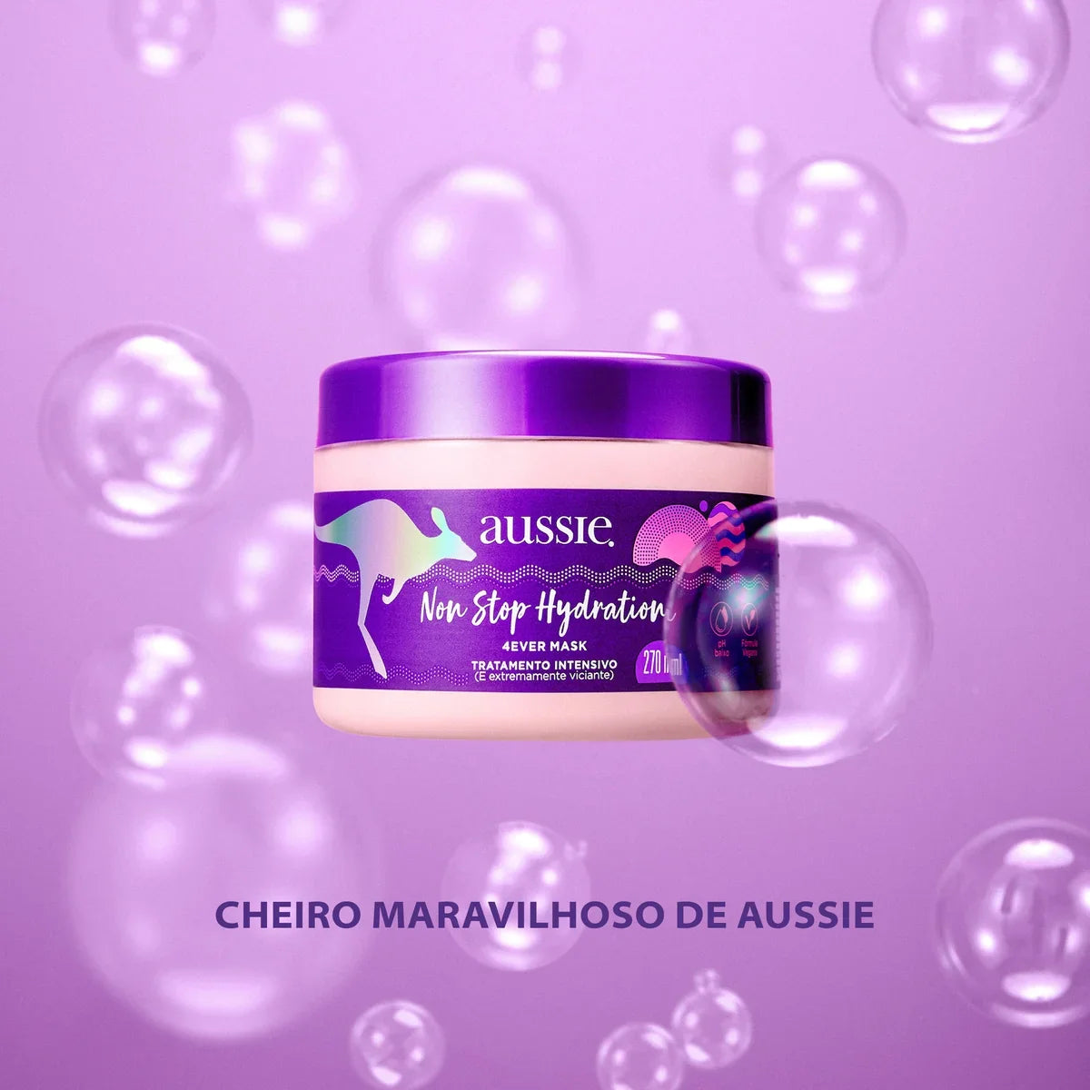 Máscara de Tratamento Capilar Aussie Non Stop Hydration 270ml