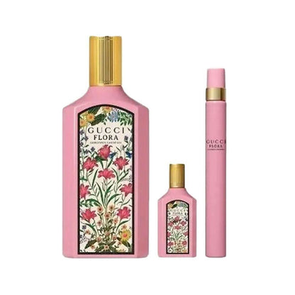Gucci Kit Flora Gorgeous Gardenia + Travel Size + Miniatura Feminino