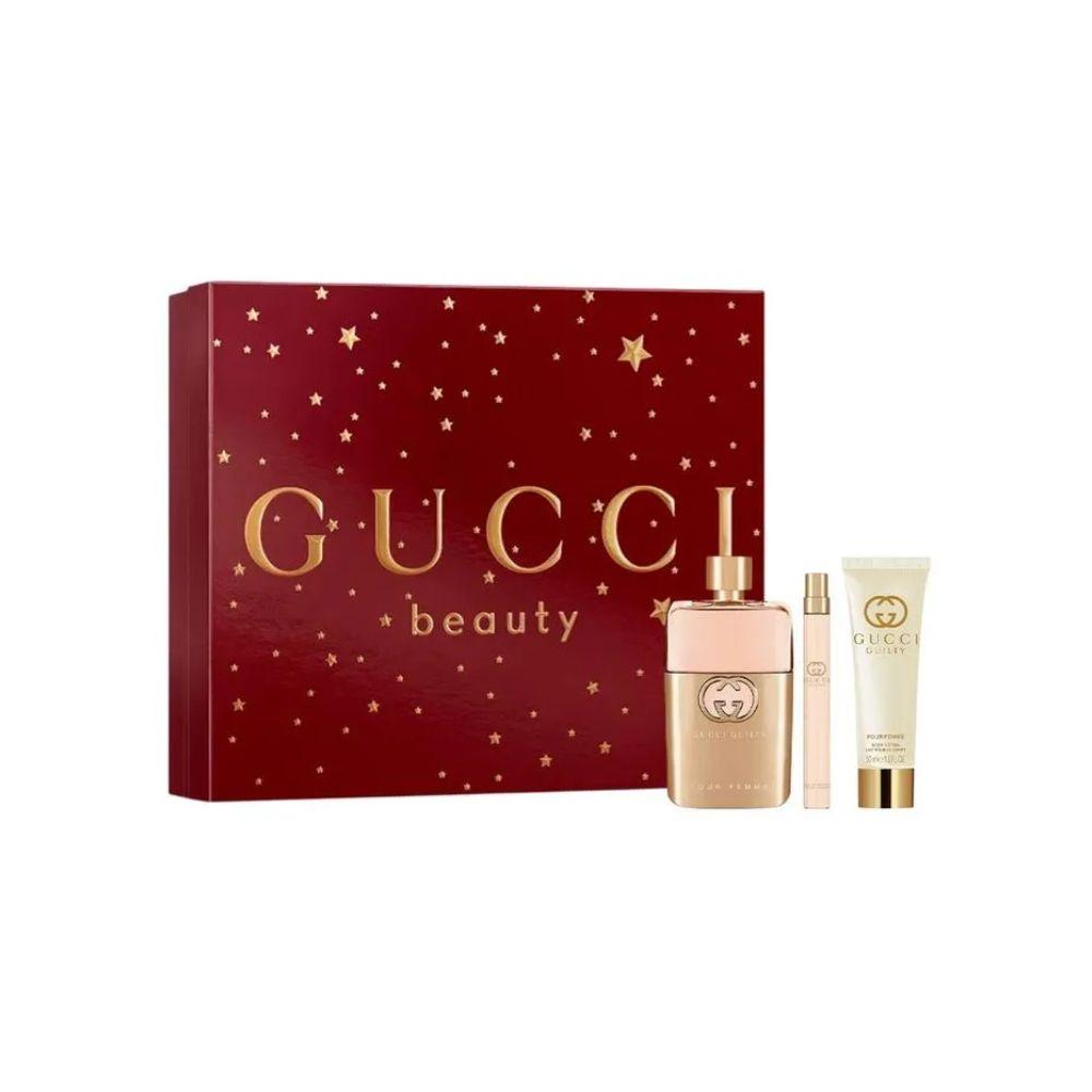 Gucci Guilty Kit Pour Femme Eau de Parfum + Travel Size + Body Lotion