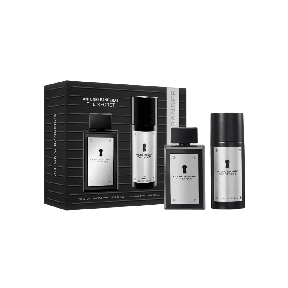 Coffret Antonio Banderas Kit The Secret Eau de Toilette 100ml + Deodorant 150ml Masculino