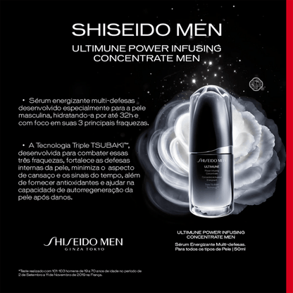 Shiseido Sérum Men Ultimune Power Infusing Concentrate Masculino