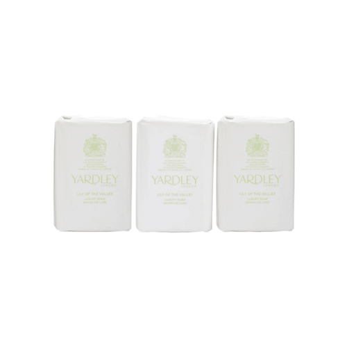 Yardley Sabonete de Luxo Lily of The Valley Caixa com 3 unidades